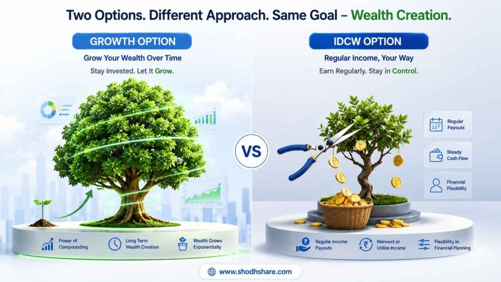 Growth vs IDCW Option in Mutual Fund in Hindi
