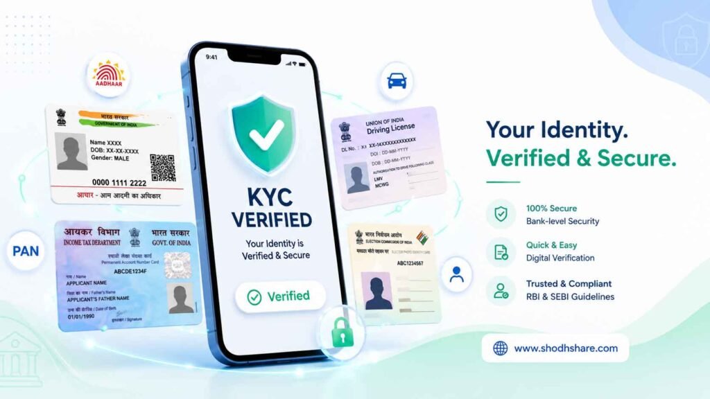 Mutual Fund KYC Online Kaise Kare - KYC verification with Aadhaar and PAN card